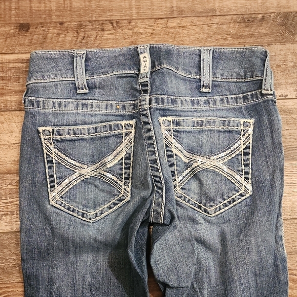 Ariat Women's Blue Boot Cut Jeans - Picture 4 of 6